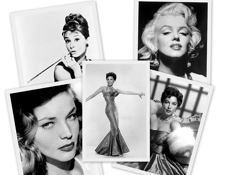 image collage of models